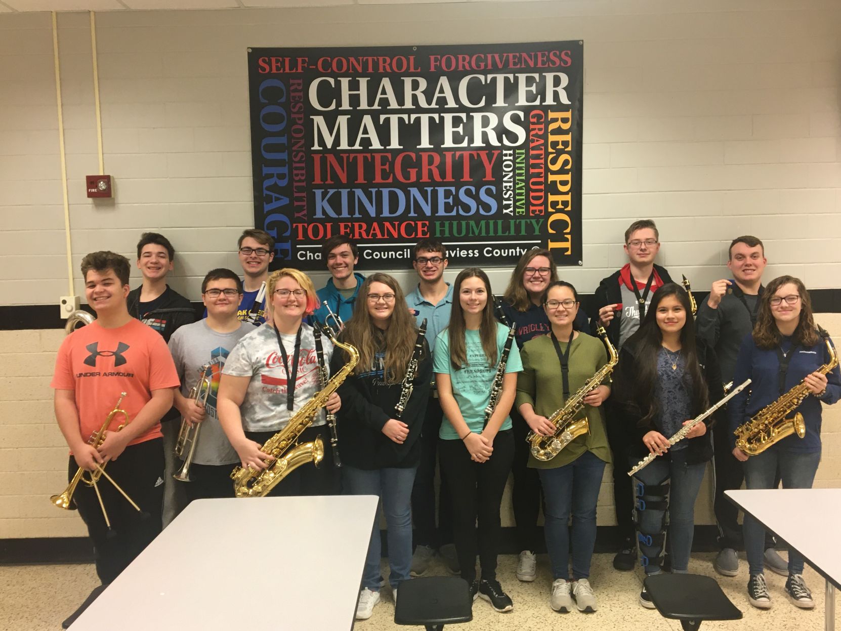 WHS band perform at ISSMA competition